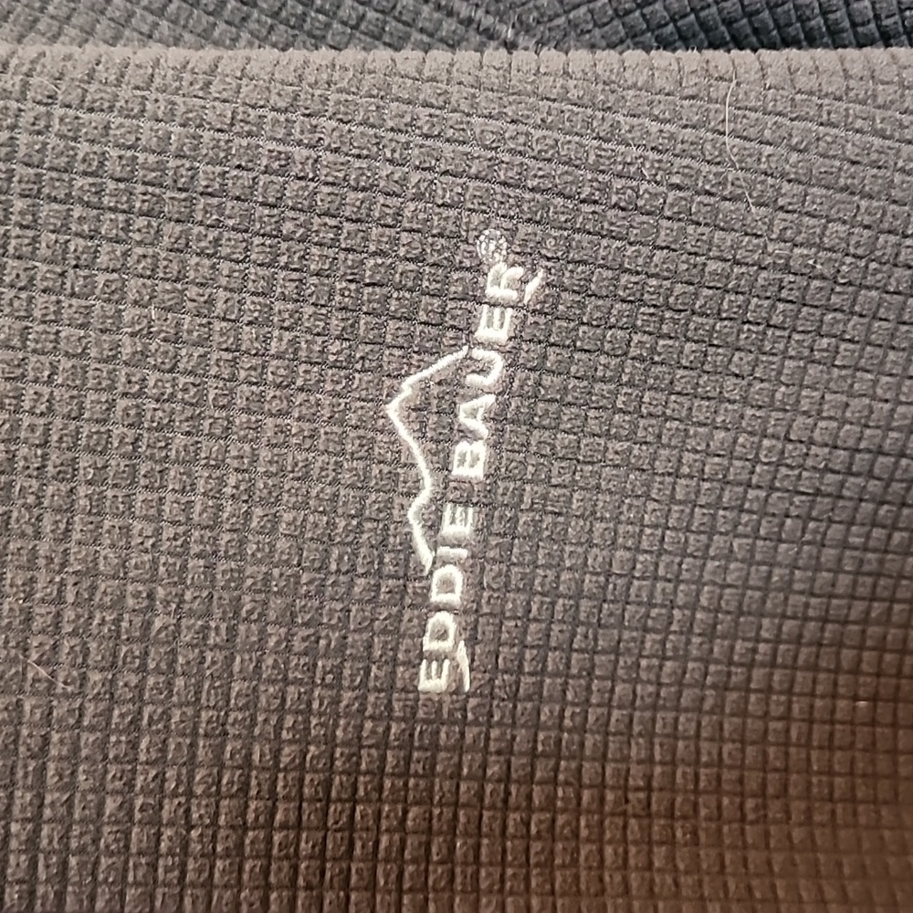 Eddie bauer grid fleece quarter zip - Picture 2 of 5